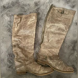 Steve Madden Veronna Brown distressed leather boot 8 1/2